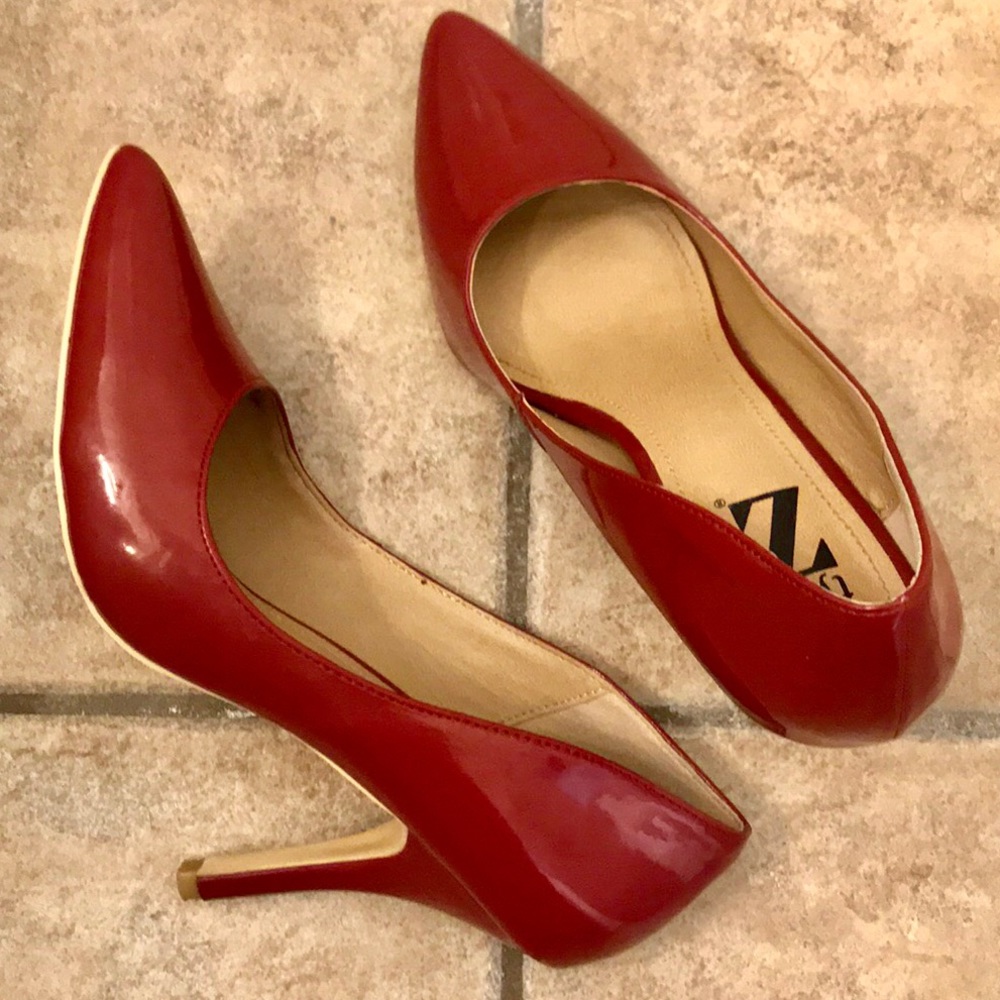 Red Patent Leather Pumps